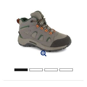 Merrell oakcreek mid hiking hiker boot boys size 2